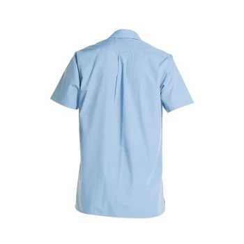 School Blue Short Sleeved Classic Shirt