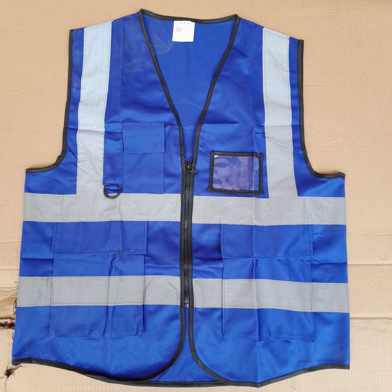 Blue Executive reflective vest - Tekiria General Suppliers LTD