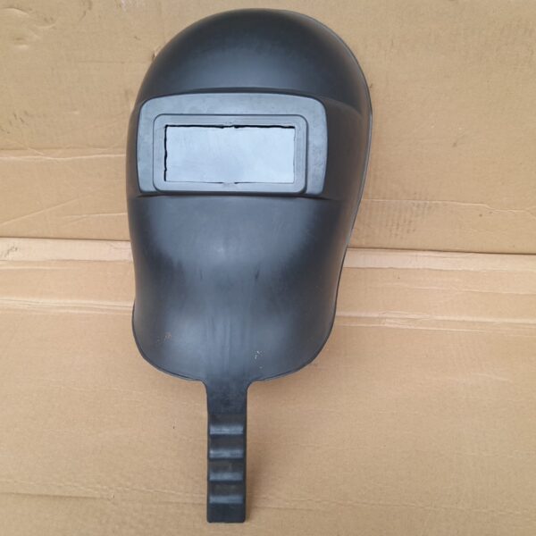 Welding face shield with handle