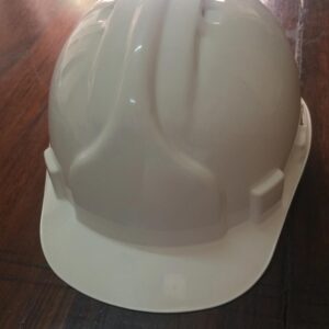 White heavy duty helmet