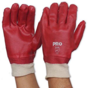 Pvc cotton gloves
