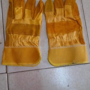 Cotton leather gloves