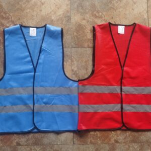 120gms reflective vest with a black stripe
