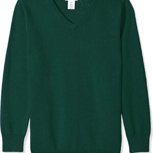 Green school sweater