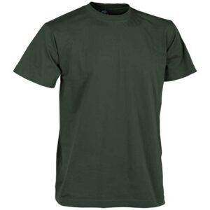 Jungle green round neck t -shirt