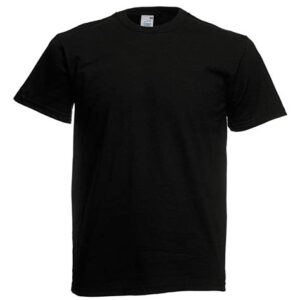 Black round neck t-shirts