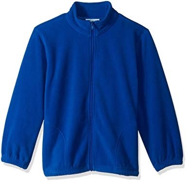 Royal blue school fleece jacket
