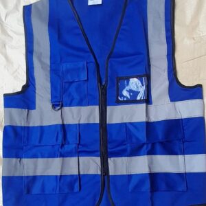 190gsm blue executive reflective vest