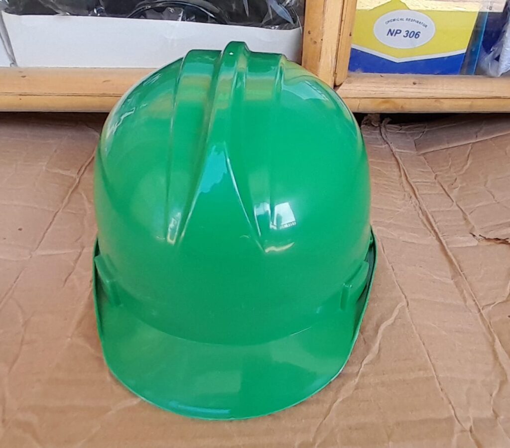 Green light duty helmet Tekiria General Suppliers LTD
