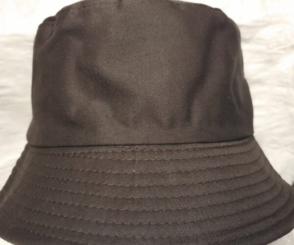 BROWN BUCKET HAT