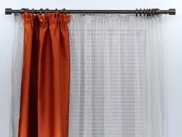curtains and curtain rods
