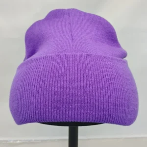 Purple Beanie Cap