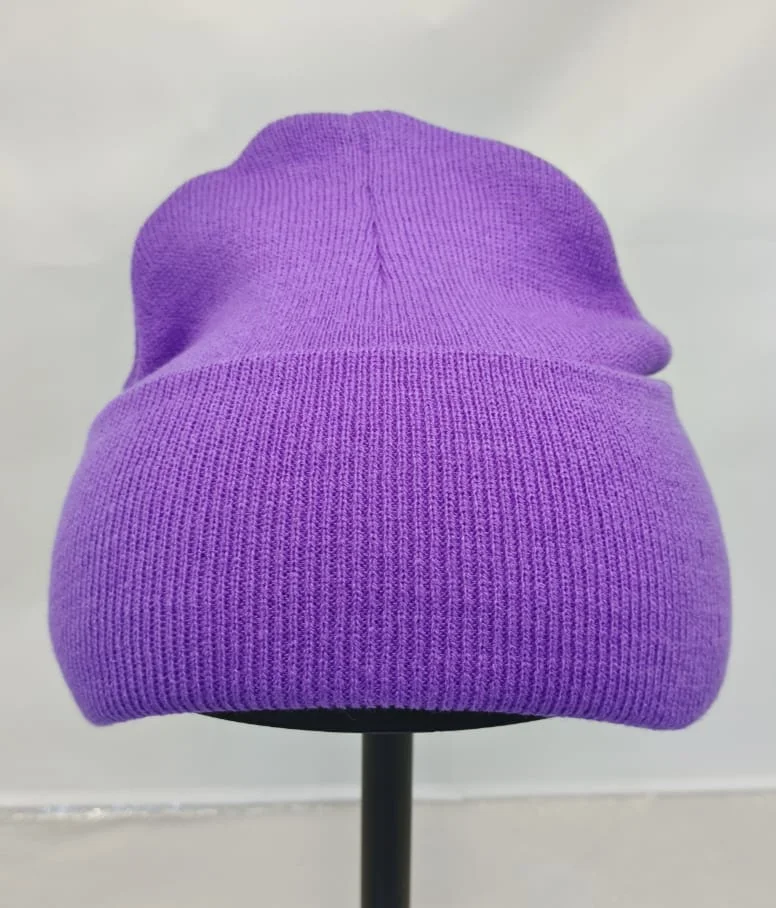 Purple Beanie Cap