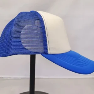 Blue and White Baseball Caps