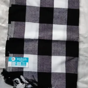 Black and White Check Kikoy