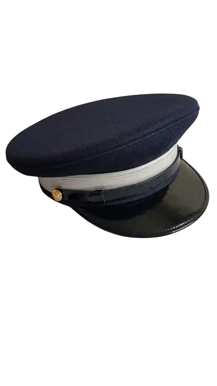 navy blue ceremonial cap