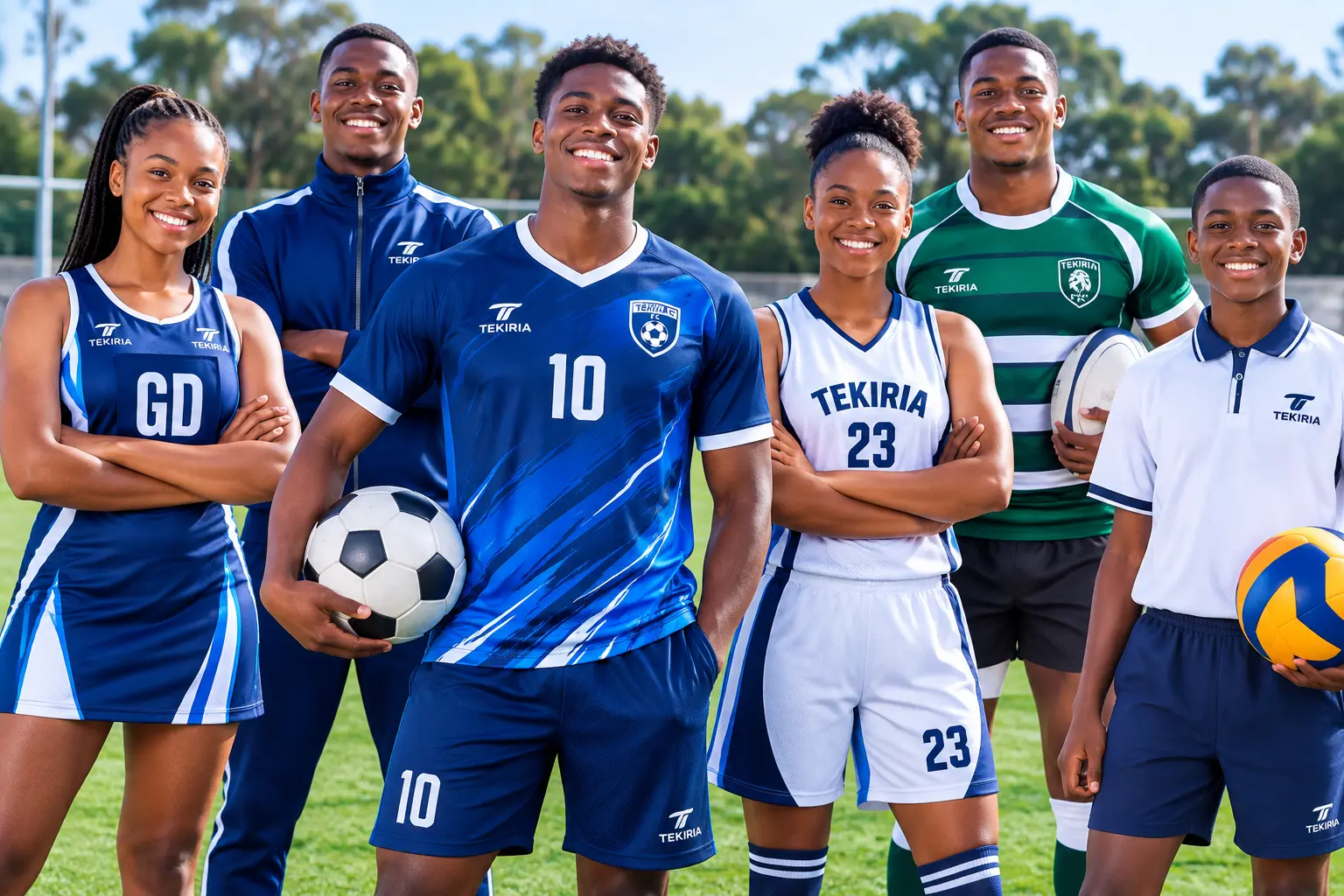 Branded sports uniforms in Kenya for schools and sports teams